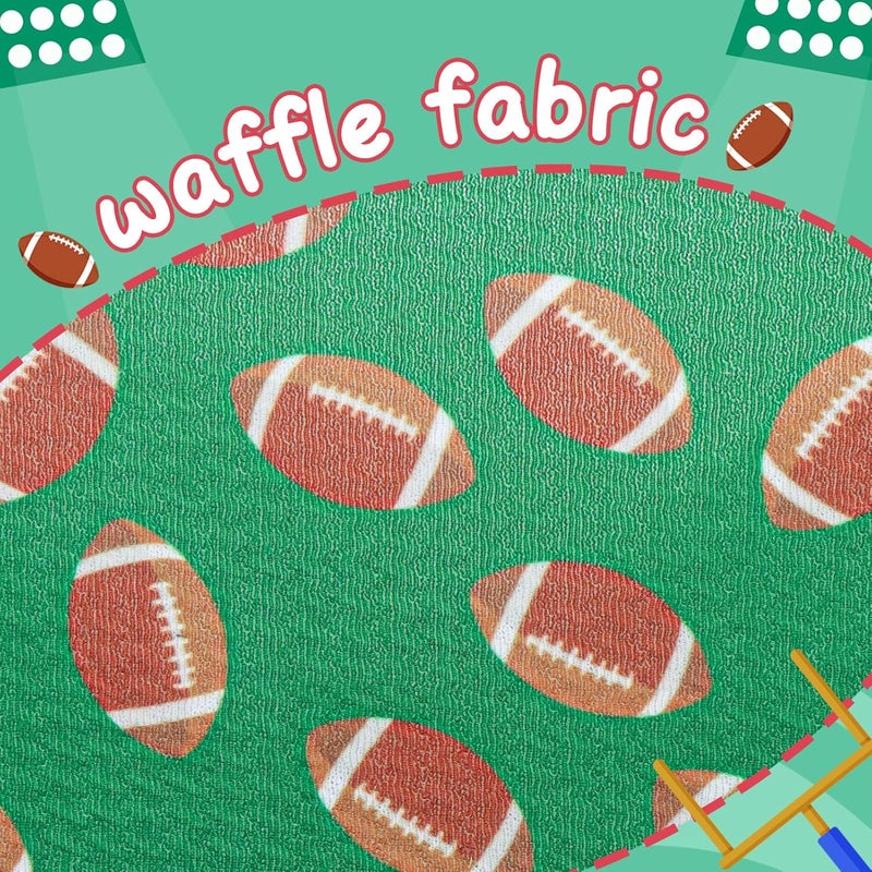 ONENINEDREAM Baby Girl Football Outfit Headbands for Baby Girls Sports Bows Super Bowl Hair Accessories Newborn Infant Headband Football Baby Clothes - Image 5